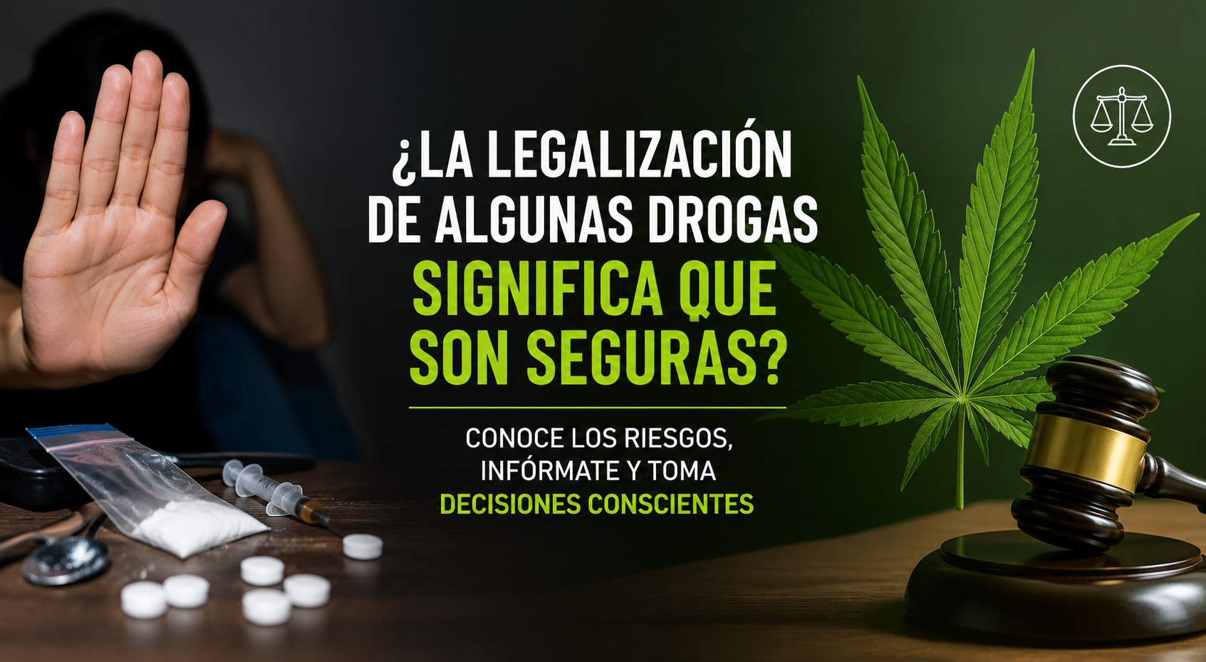 ¿La legalización de algunas drogas significa que son seguras? Lo que debes saber antes de consumir